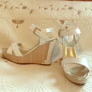 Liz Claiborne wedge sandals. Size 6.